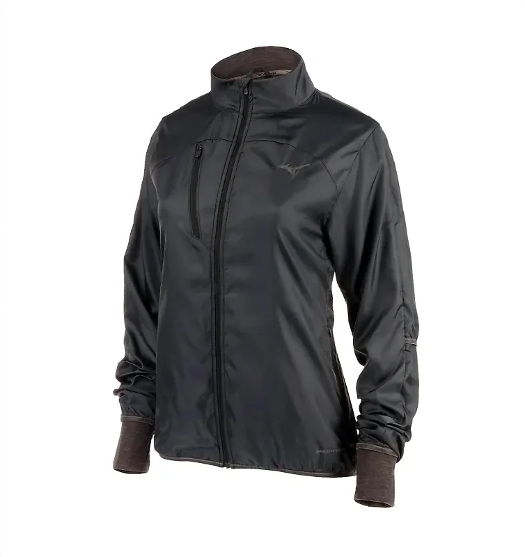 Fashion Forward Women's Breath Thermo Fz Jacket In Black