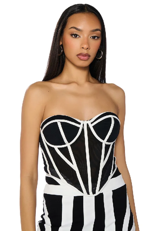 Best Seller CORA CONTRAST LINES CORSET