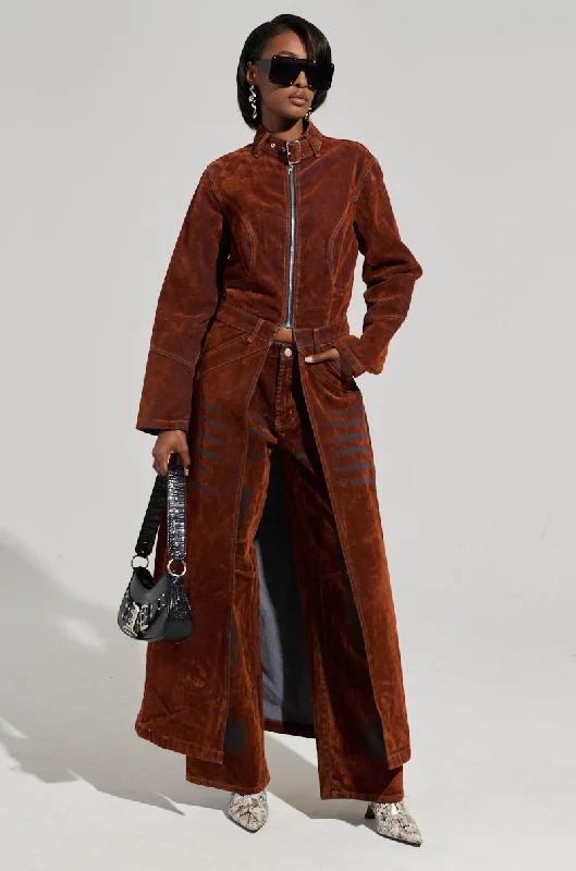 Signature Style Essentials VALERIE VELVET EFFECT TRENCH