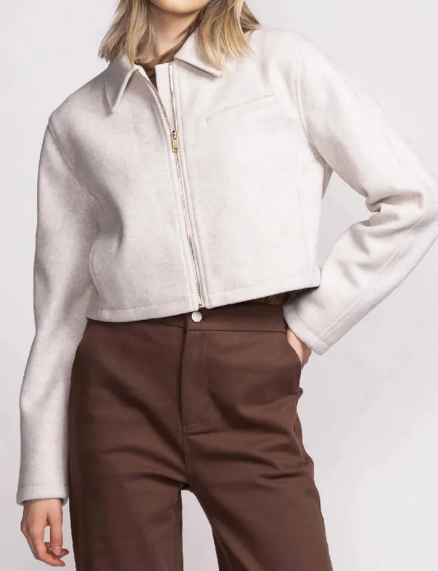 Fast Fashion Favorites Jade Jacket In Off-White