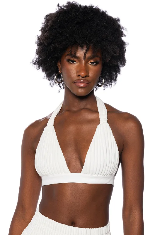 Preppy Style LUCY BRALETTE IN WHITE