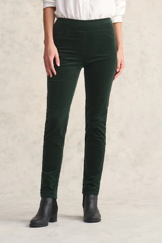 Season Appropriate Women's Collection Bengajean® Cord Skinny Leg - Forest Green