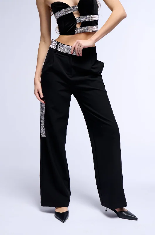 Forward Trendsetter ALL NIGHT DREAM WOVEN WIDE LEG TROUSER